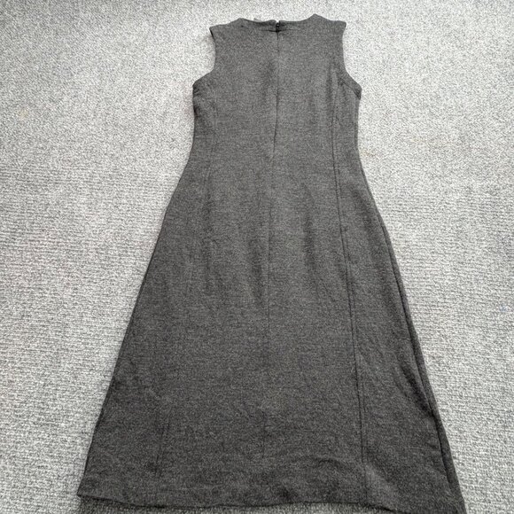 Banana Republic Dress Womens 6 Gray Wool Blend Sleeveless Sheath Neutral Career - Picture 10 of 12